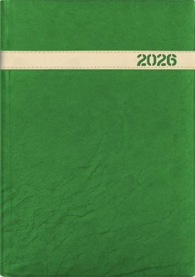 Naptár, tervező, B5, heti, DAYLINER, "The Boss", zöld