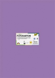 Dekorkarton, 2 oldalas, 50x70 cm, 300 g, 10 lap, FOLIA, sötét orgonalila